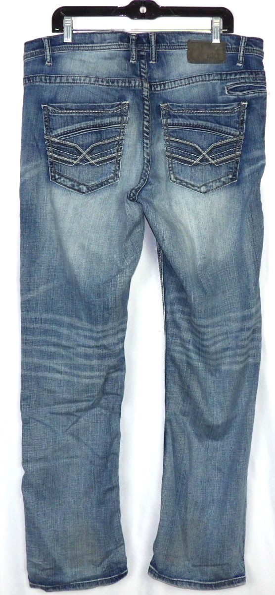Buckle BKE Medium Wash Stretch RYAN Straight Leg Denim Jeans Men’s 36 X 34