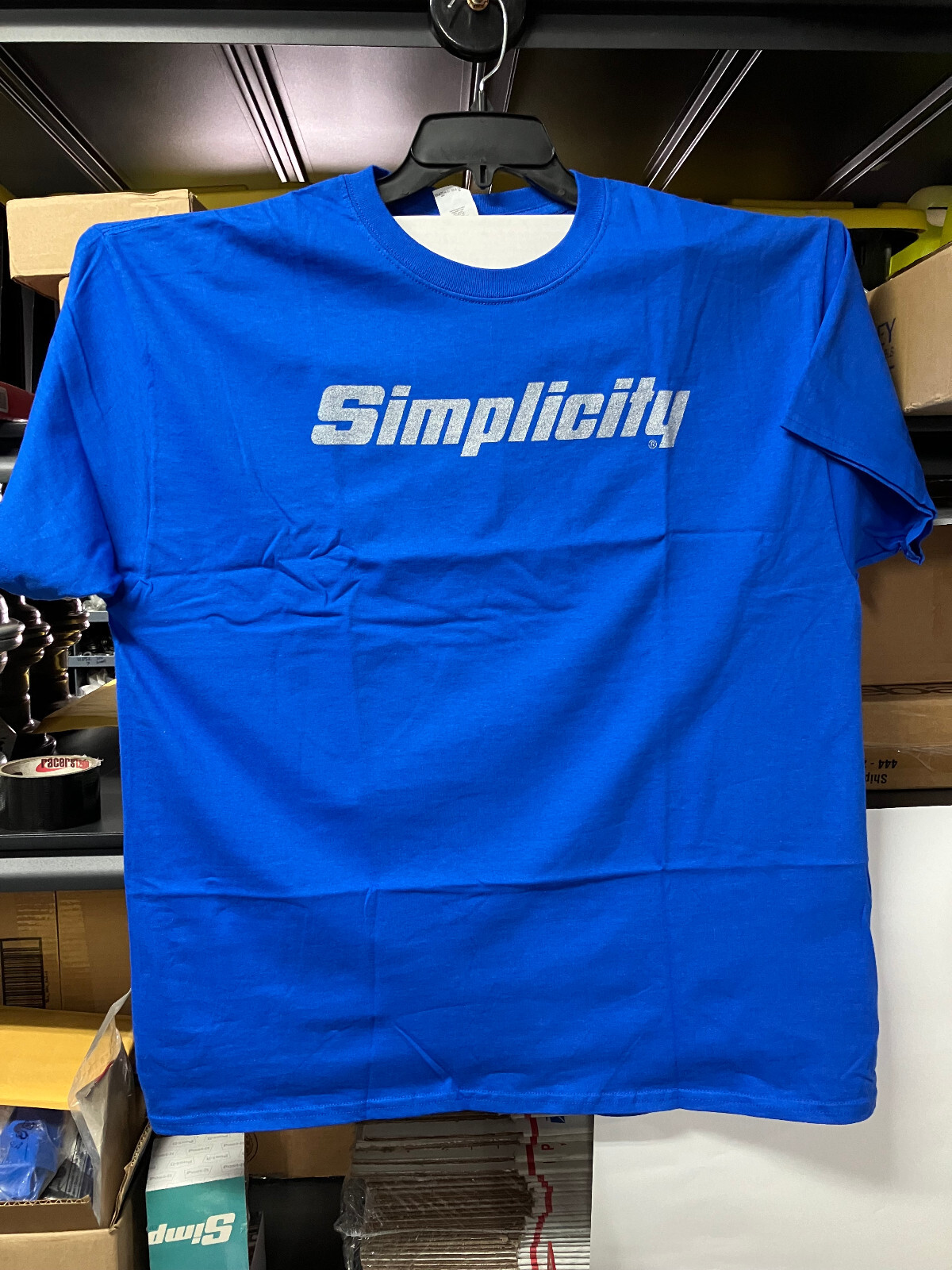 Simplicity Lawn Tractors Bright Blue T-shirt-NEW Size X-Large