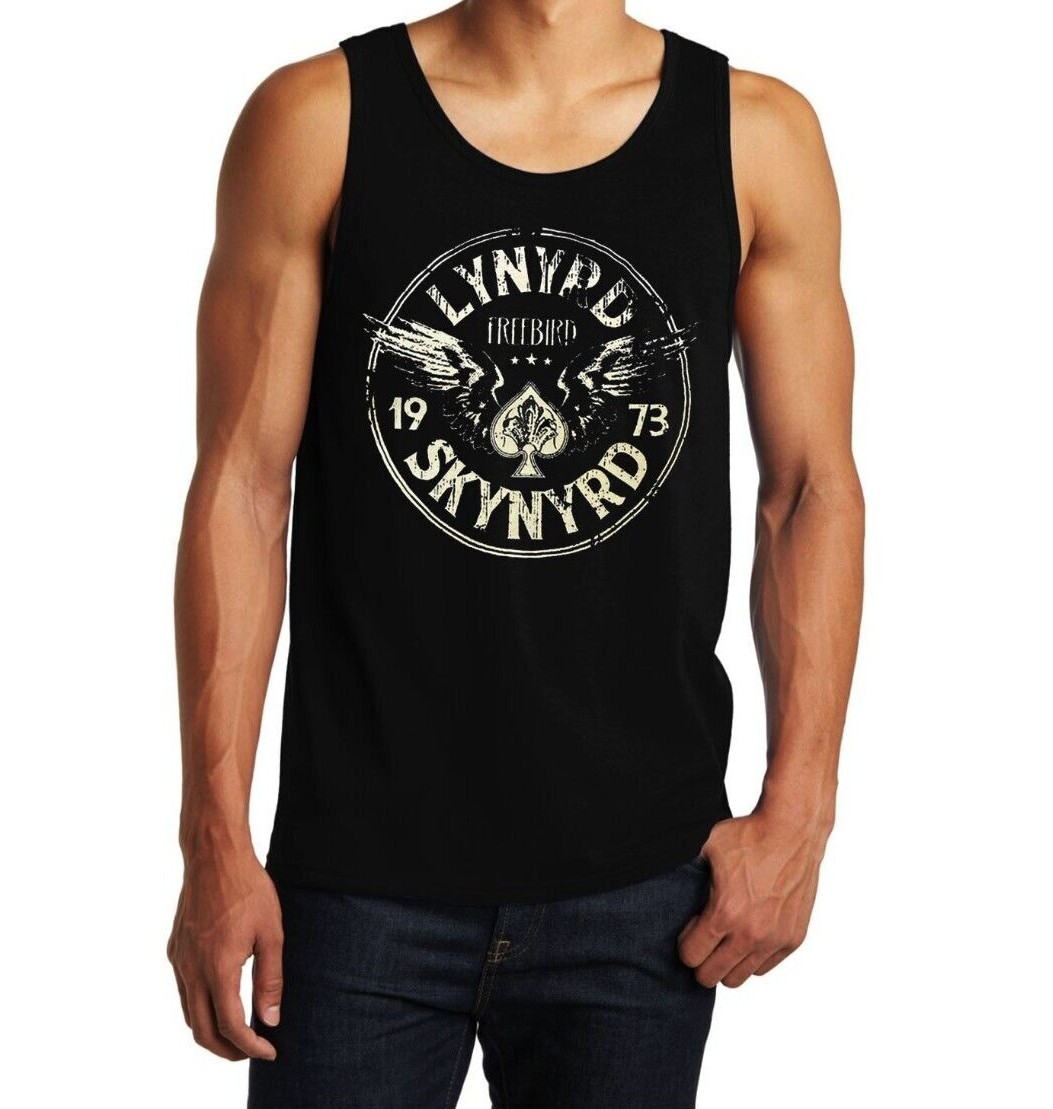 Lynyrd Skynyrd Circle Rock Band Tank Top Men’s Sizes (Multiple Variables)