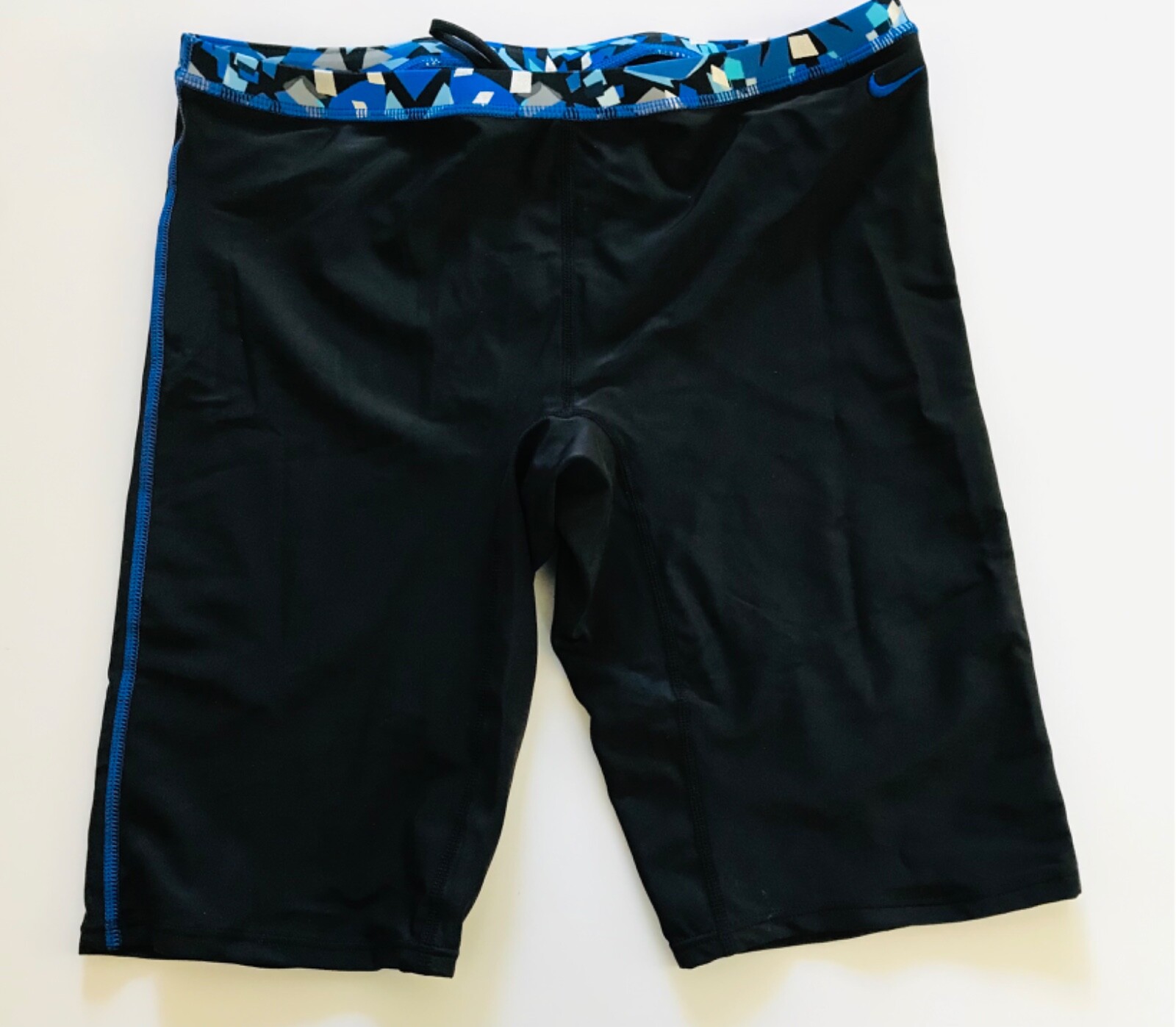 Nike Swim Jammer Shorts Swimsuit Trunks TDSS0009 490 Black Blue Size 30