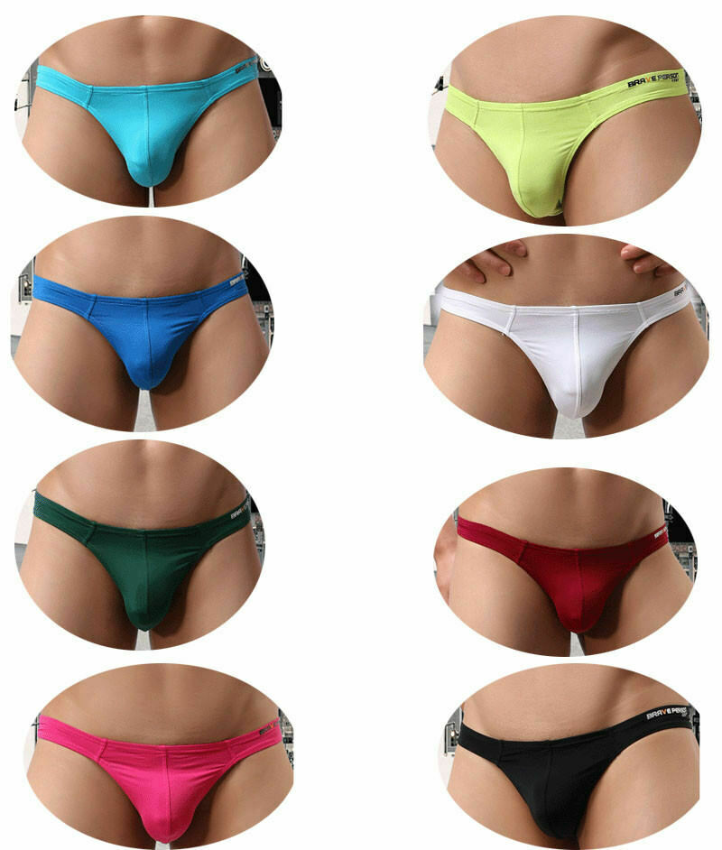 new BRAVE PERSON brand 8 pieces thongs Bikinis Soft Nylon Underwear SIZE S-XL