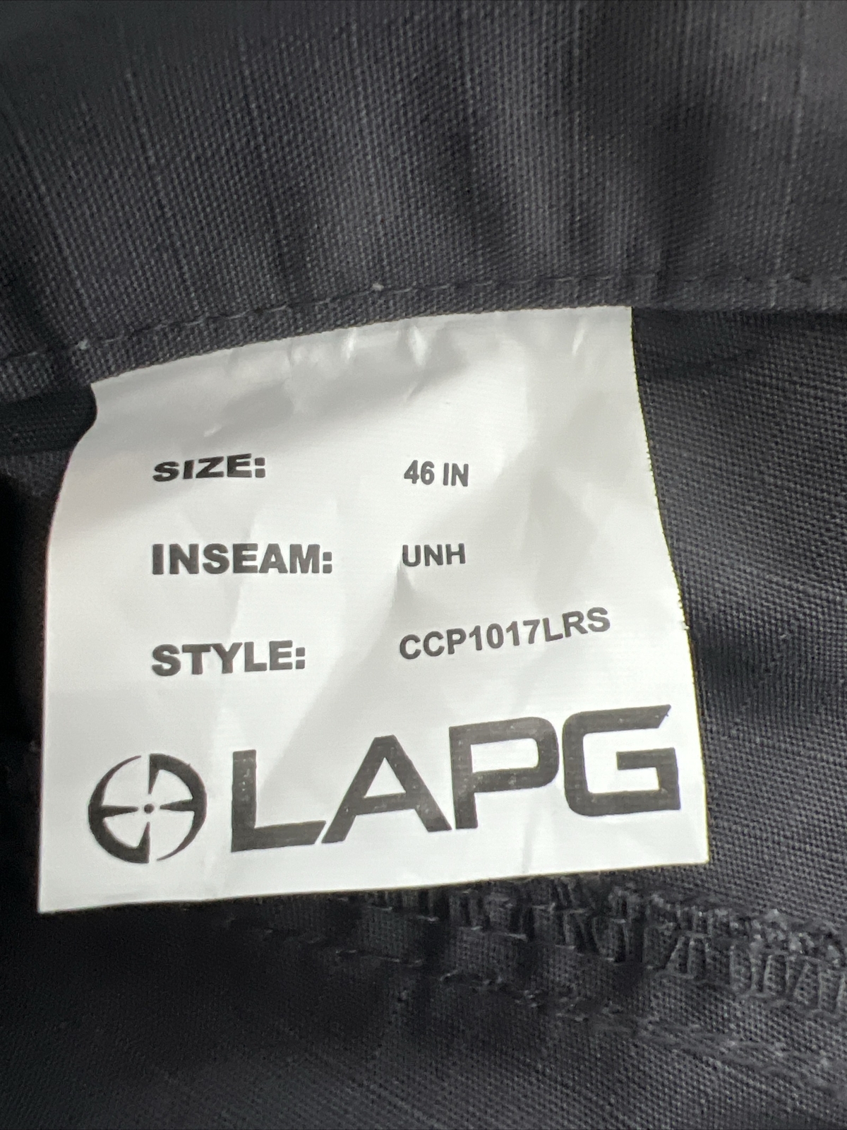 LAPG Men’s Urban Ops Tactical Pants 46xUNH Gray LA Police Gear NWT