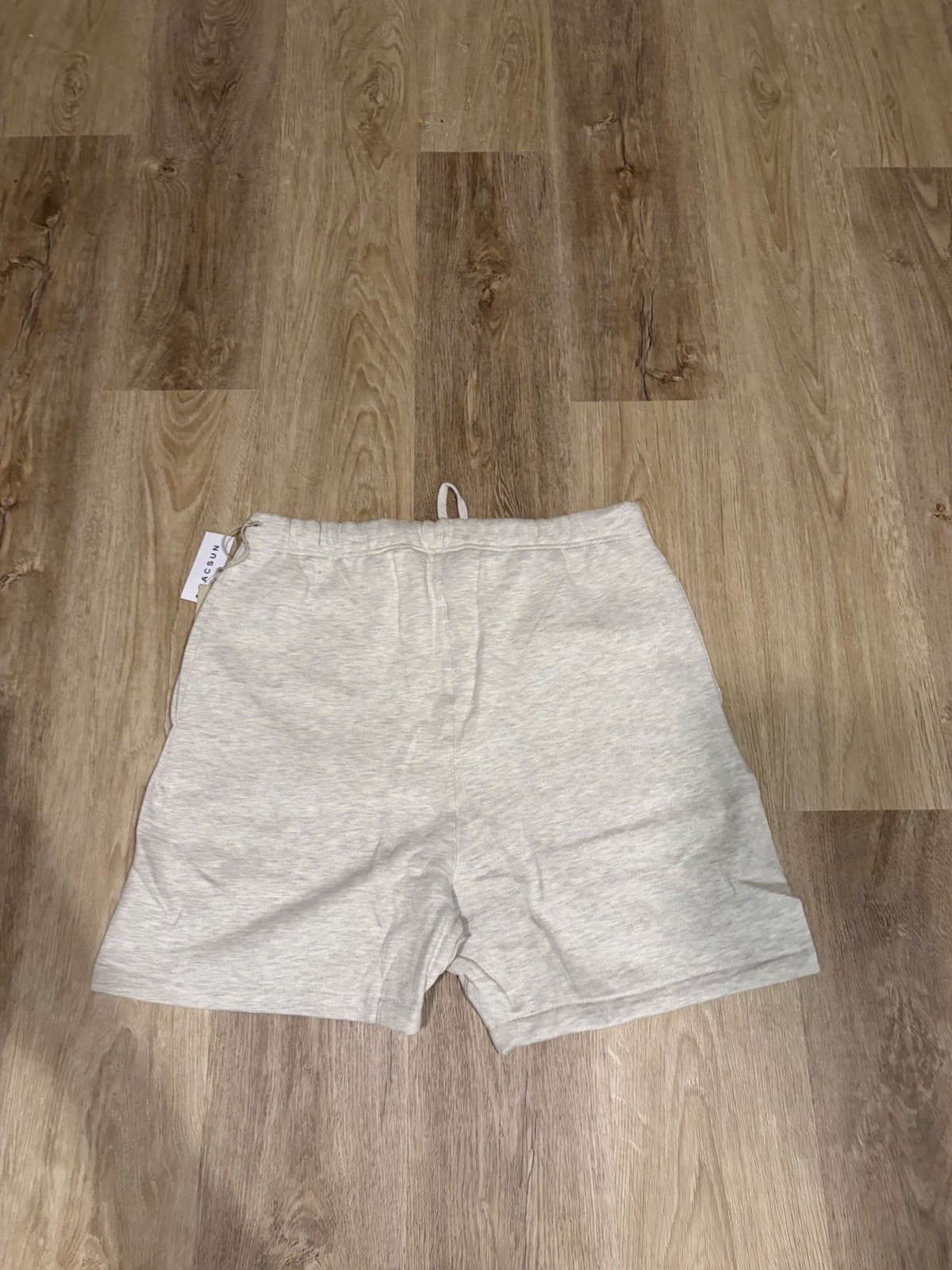 Essentials Fear of God light oatmeal shorts size medium