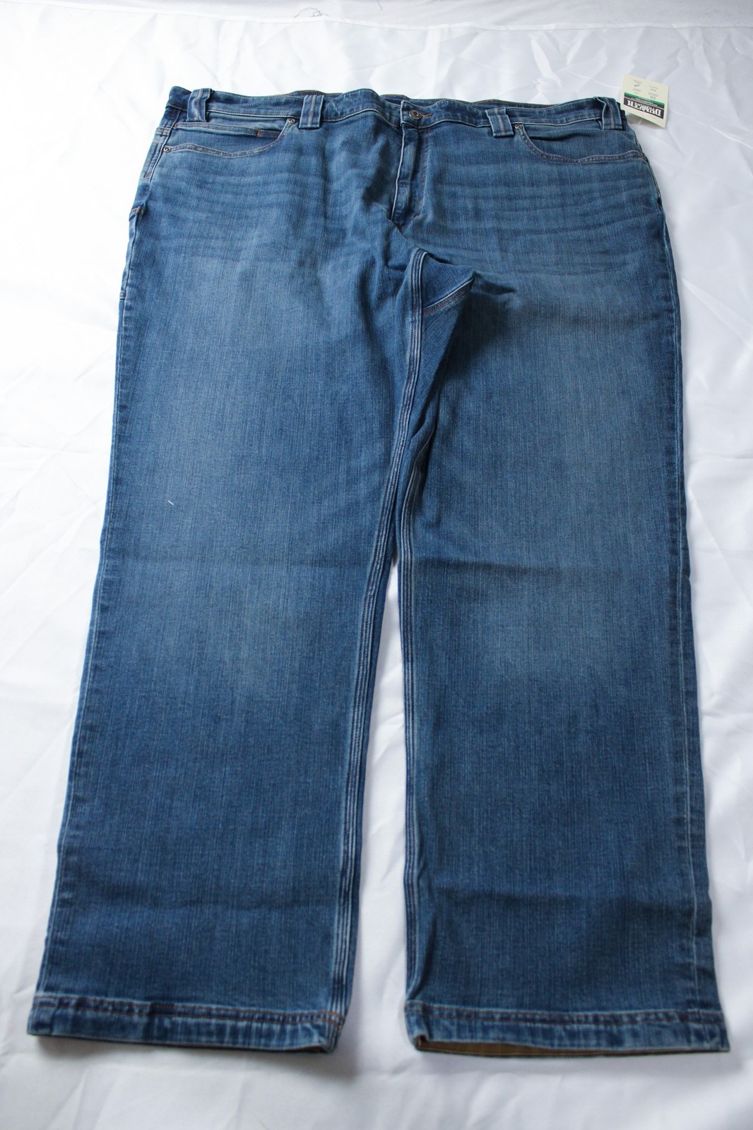 Duluth Trading Men’s Ballroom Double Flex Standard Fit Jeans WR4 Blue Size 46×32
