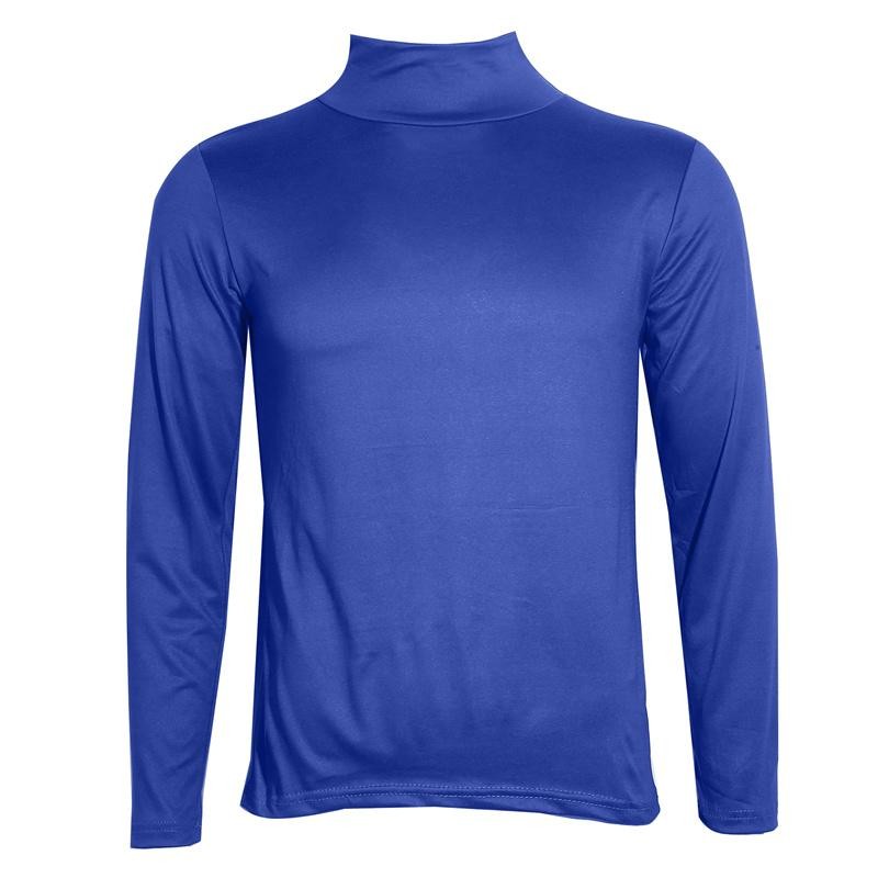 Men’s Long Sleeve Turtle Neck T-Shirt Tee Layer Cotton Blend Outerwear NEW