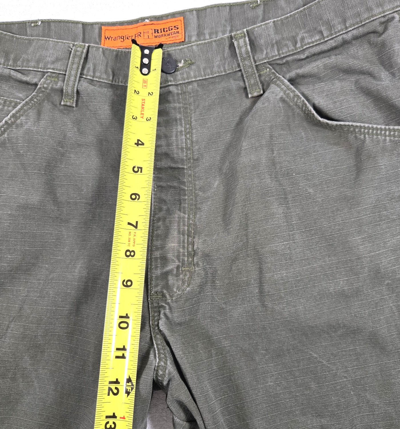 Wrangler FR Riggs Workwear Pants Men’s 37×29 Brown Ripstop Carpenter HRC2 2112