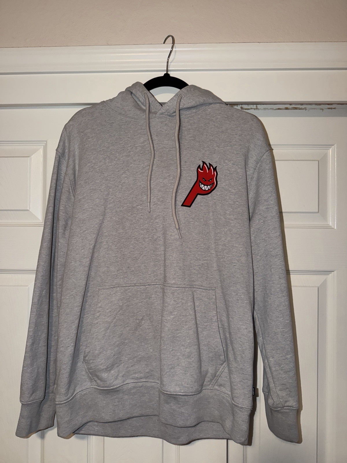 Palace Spirfire Live to Bun Hood Grey Marl Size Medium FW20