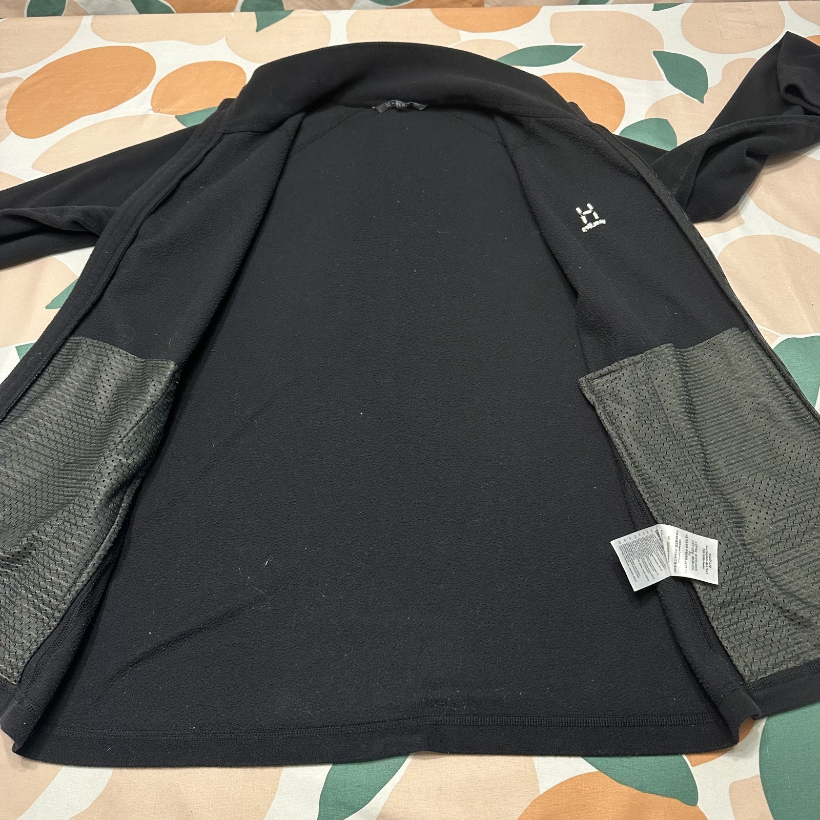 Haglofs Astro II Fleece Jacket Men’s Large Black Full Zip Technopile Hiking