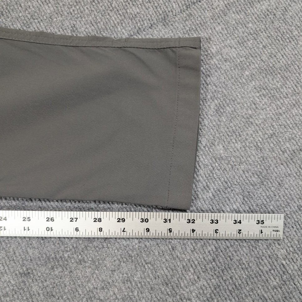 Wrangler ATG Tech Pants Mens 34×32 Gray Utility Hiking Outdoor Cargo Slack
