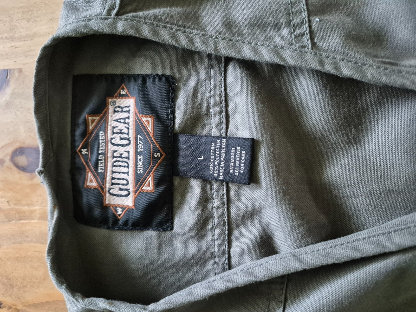 Guide Gear Mens Tactical Vest L Olive Drab Canvas W Gun Pockets