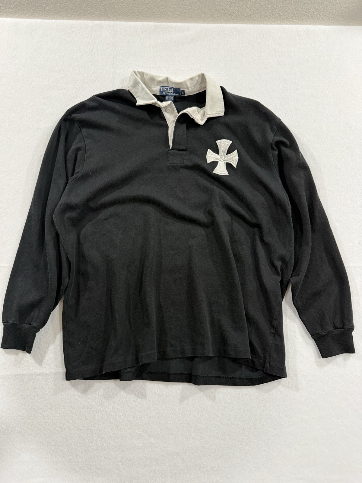 Vintage Polo Ralph Lauren Iron cross Rugby from 1989
