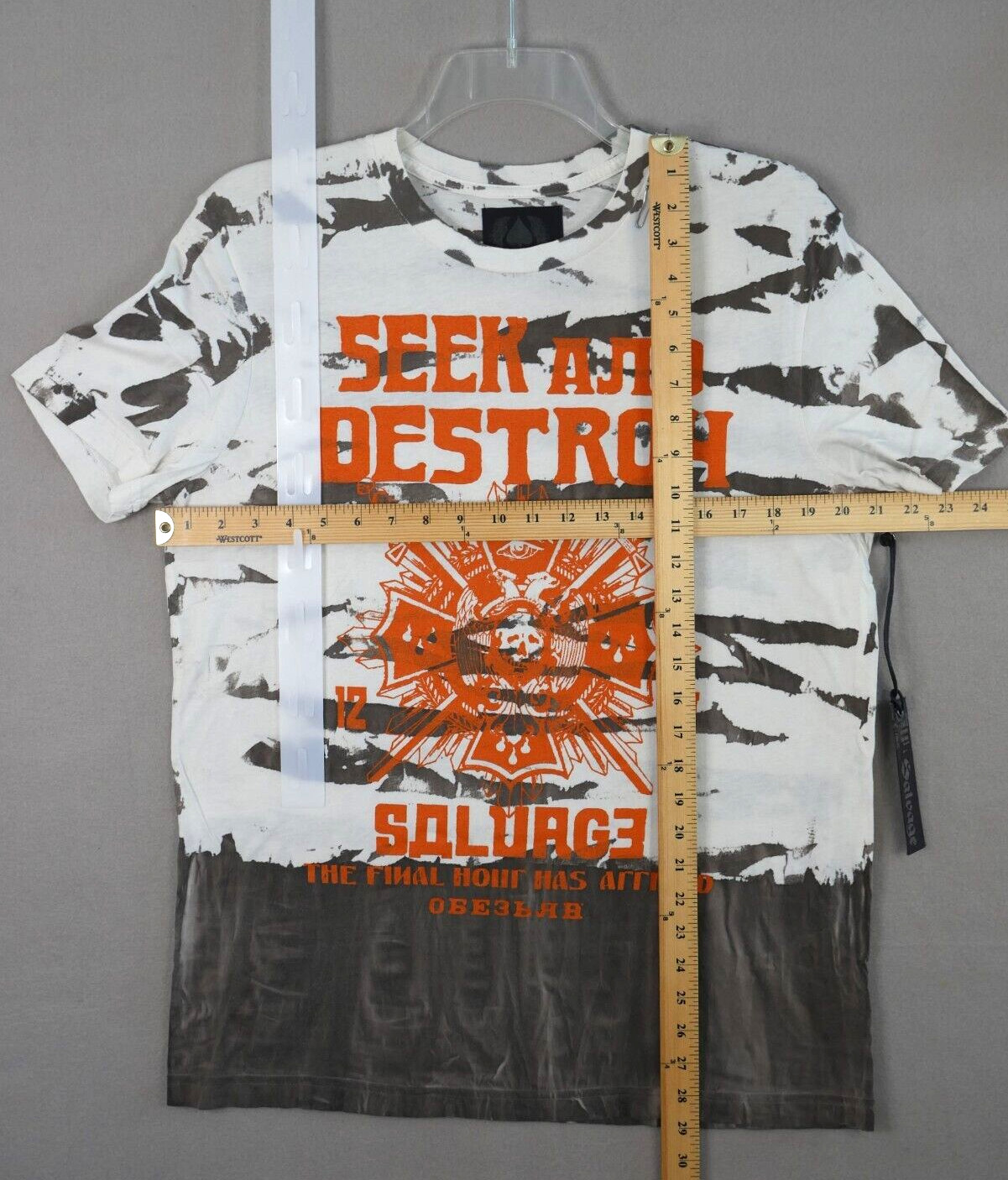 Genuine Vintage Salvage Brand T Shirt “SHOGUN” Rust V51T425 Size L