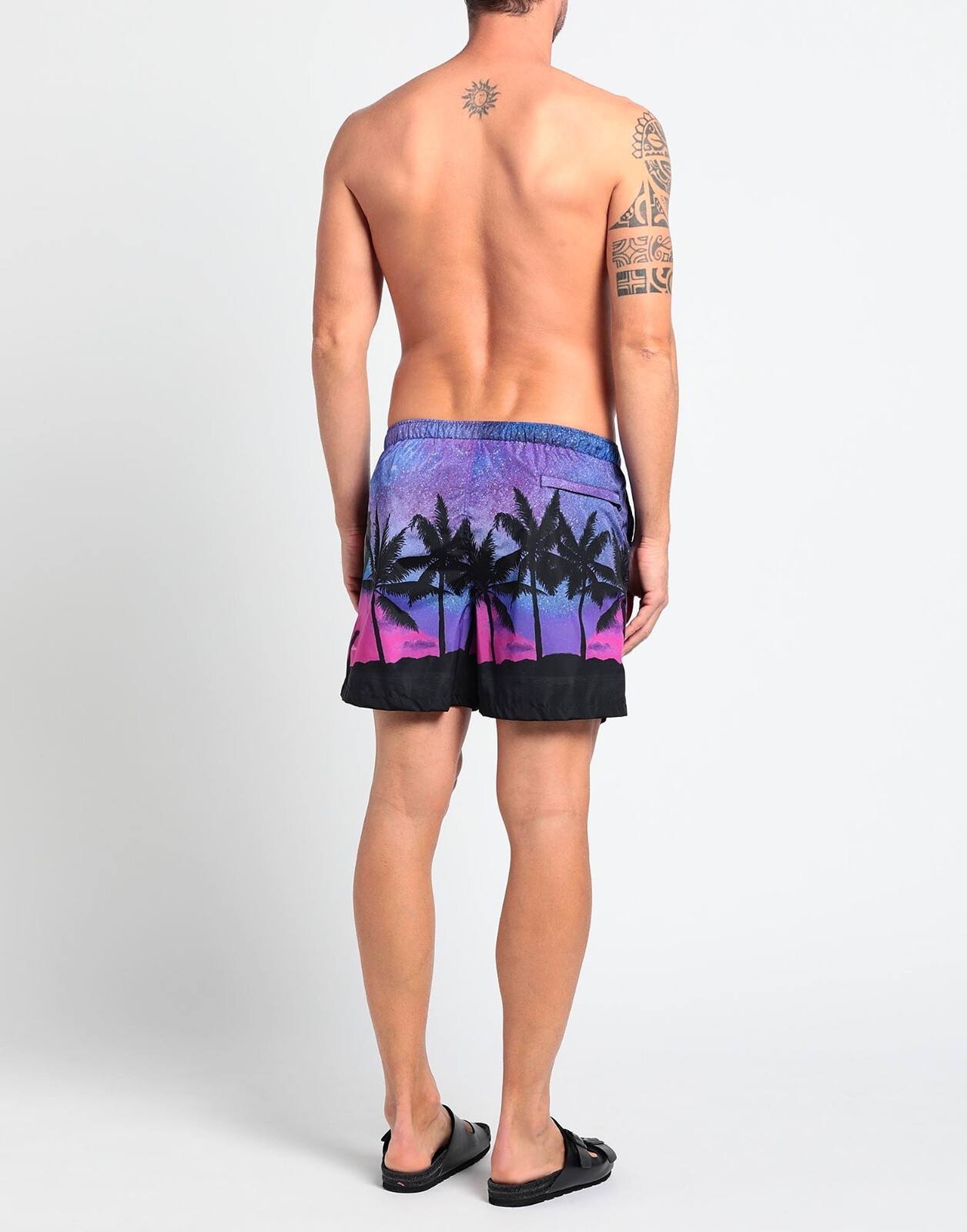 NWT $850 Valentino Water Sky 100% Polyamide Swim Shorts US 38/IT 54(+travel bag)