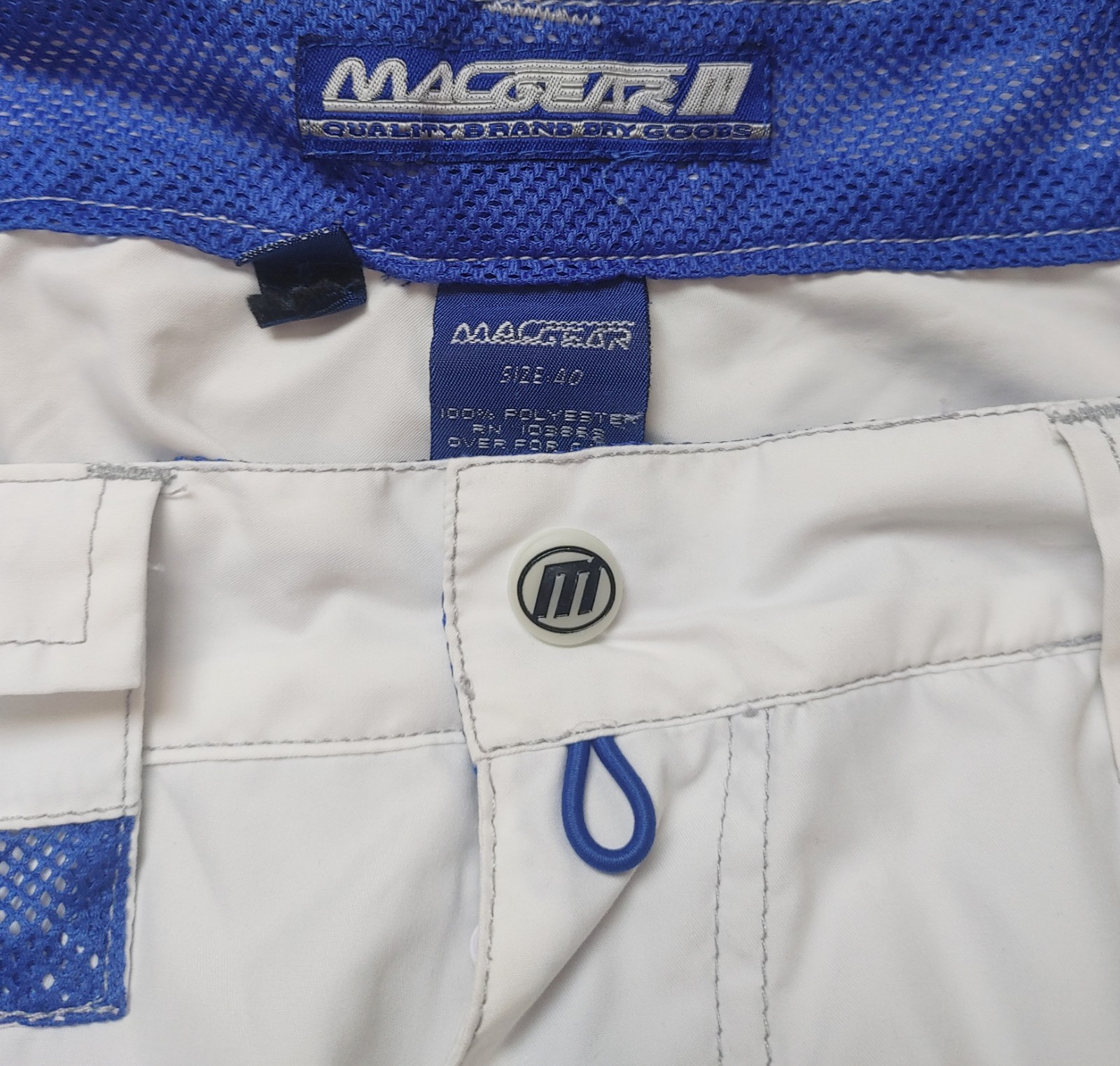 Vintage Y2K Macgear Baggy Wide Leg Parachute Rave Pants Size 40