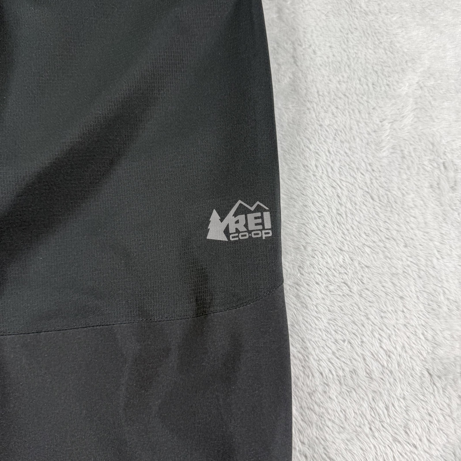 REI Co op Pants Mens S Black Peak 2.5L Waterproof Rain Hiking Outdoor Packable
