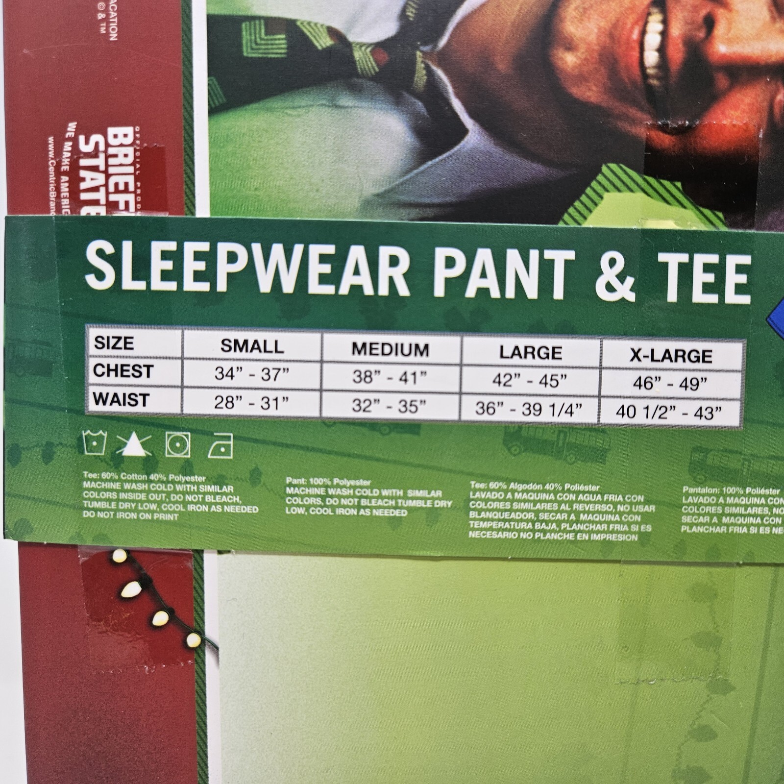 National Lampoon’s Christmas Vacation Sleepwear Pant & Tee Set / Multiple Sizes
