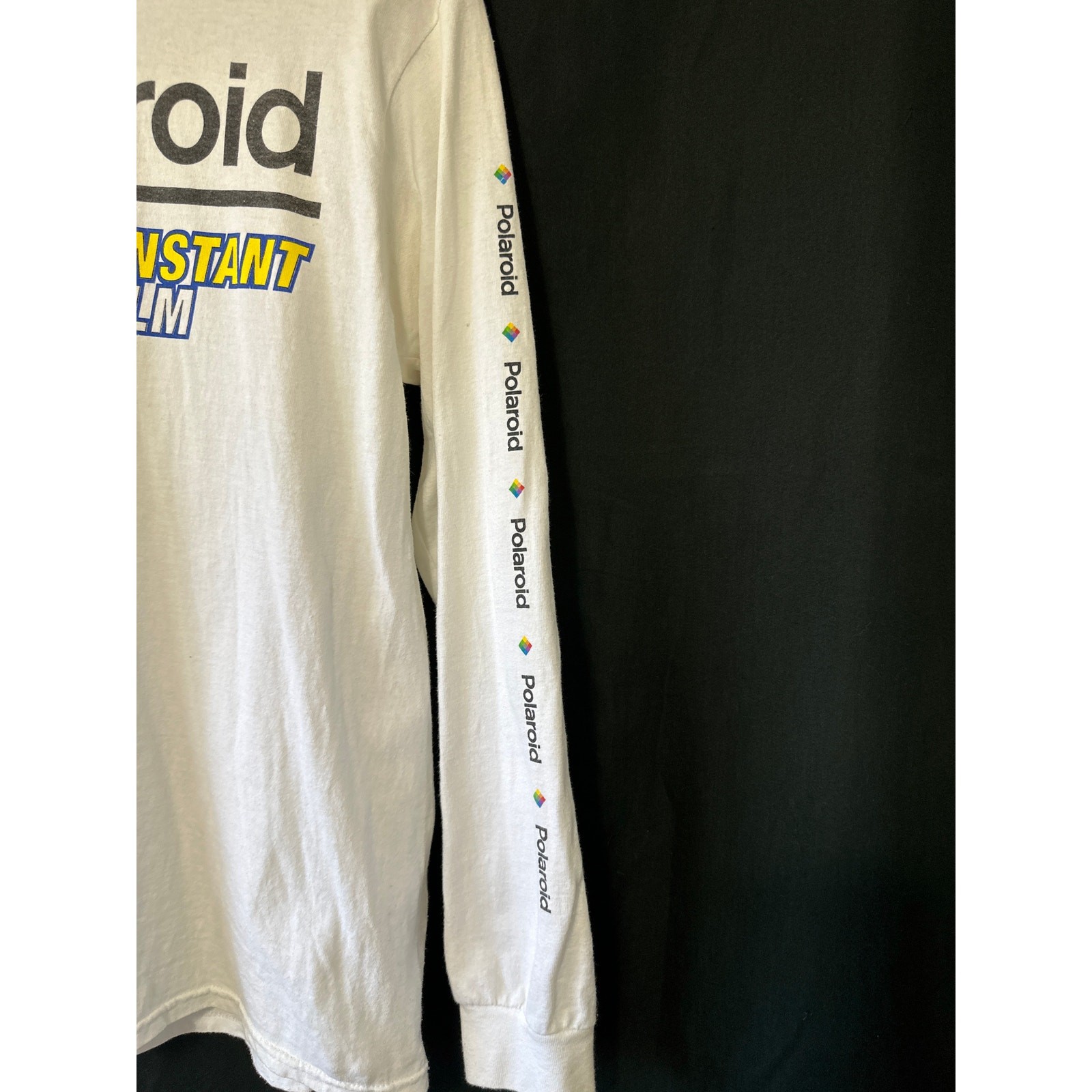 Polaroid Long Sleeve T-Shirt M Polaroid Camera Direction Shirt Casual Streetwear