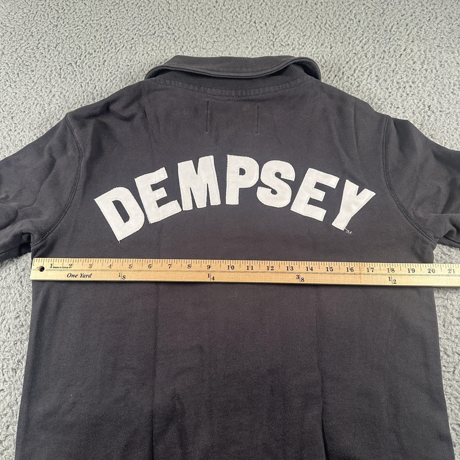 Jack Dempsey Roots Of Fight Sweatshirt Mens M Gray Cardigan Graphic Boxing