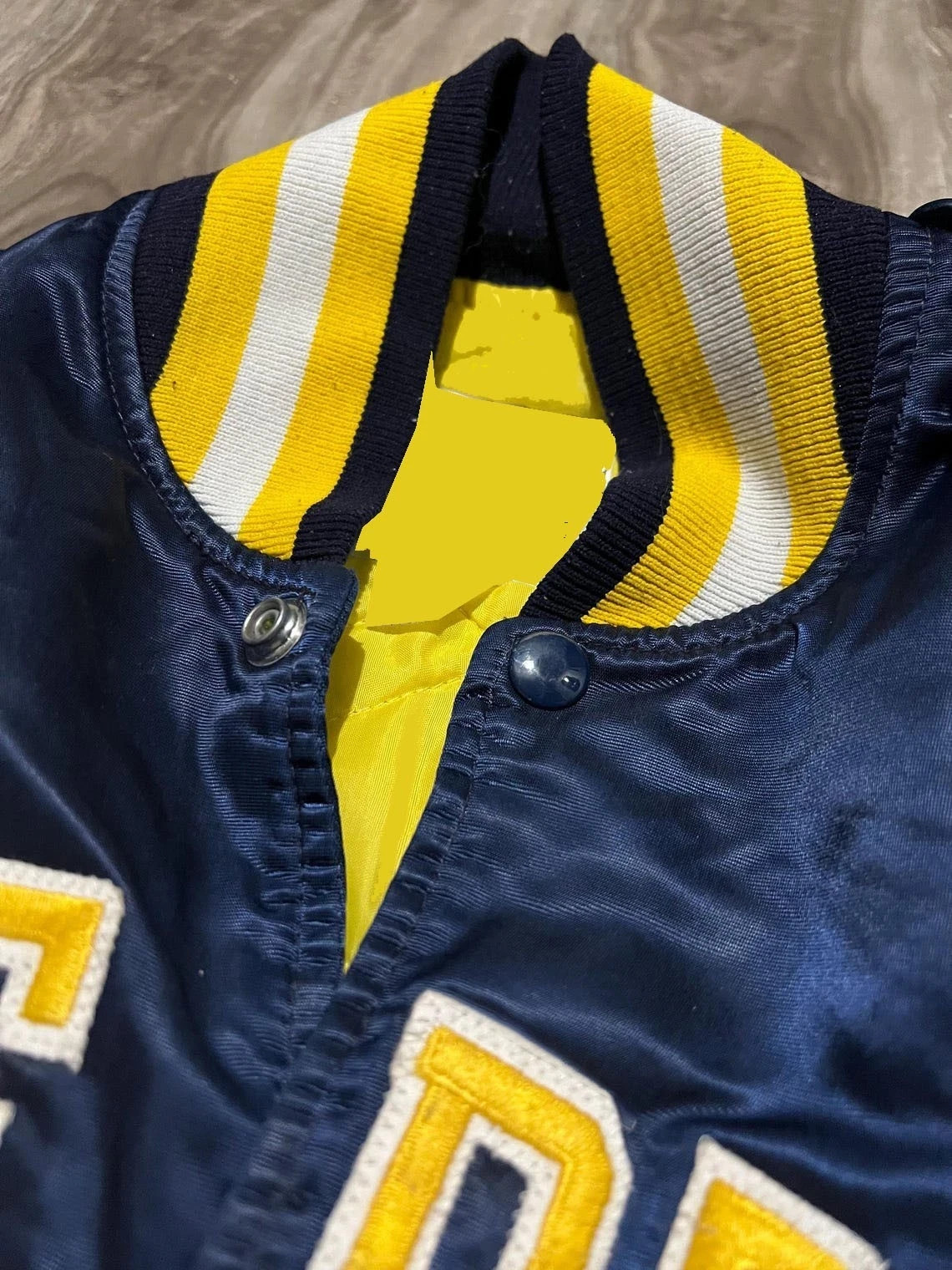 Notre Dame Fighting Irish Jacket Football Vintage Satin Bomber University Jacket