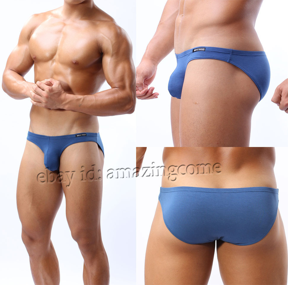 Brave Person Classic Fit Soft Men Mini Boxer Short Underwear Comfy Bikini Briefs