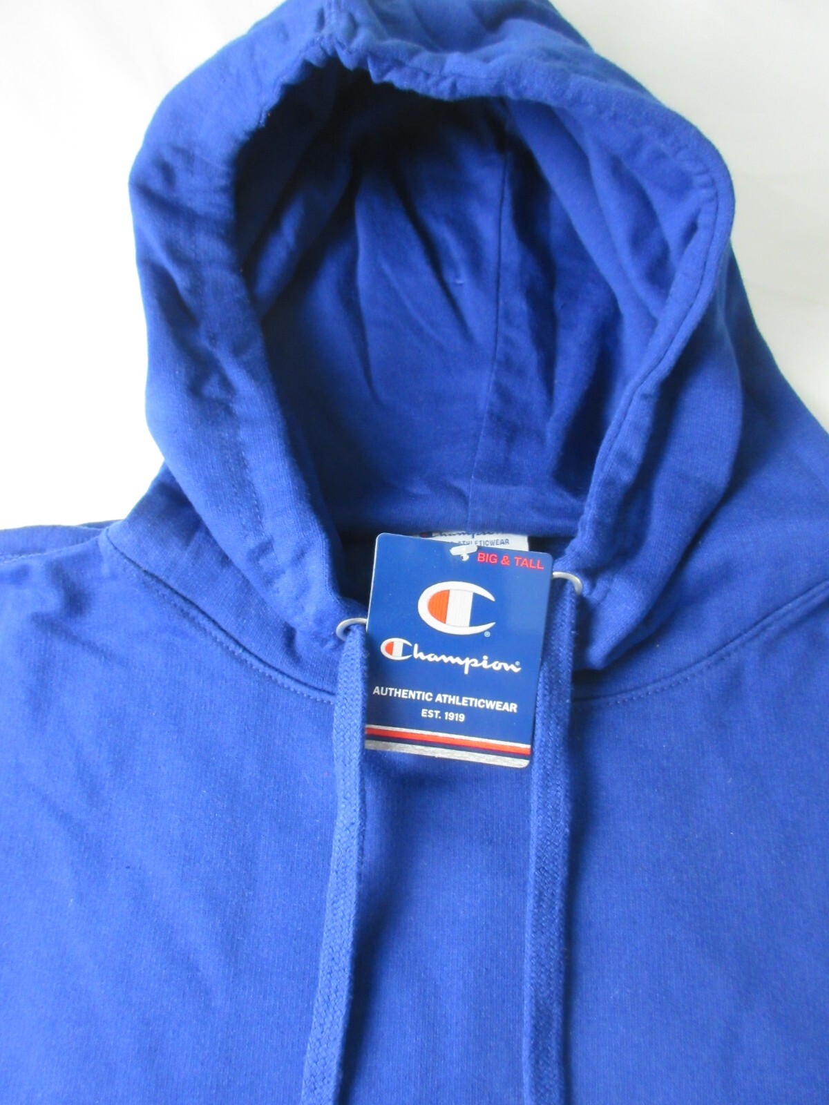 Champion Men’s PO Hoodie Fleece Lined Sweatshirt Big & Tall Size XLT Royal Blue