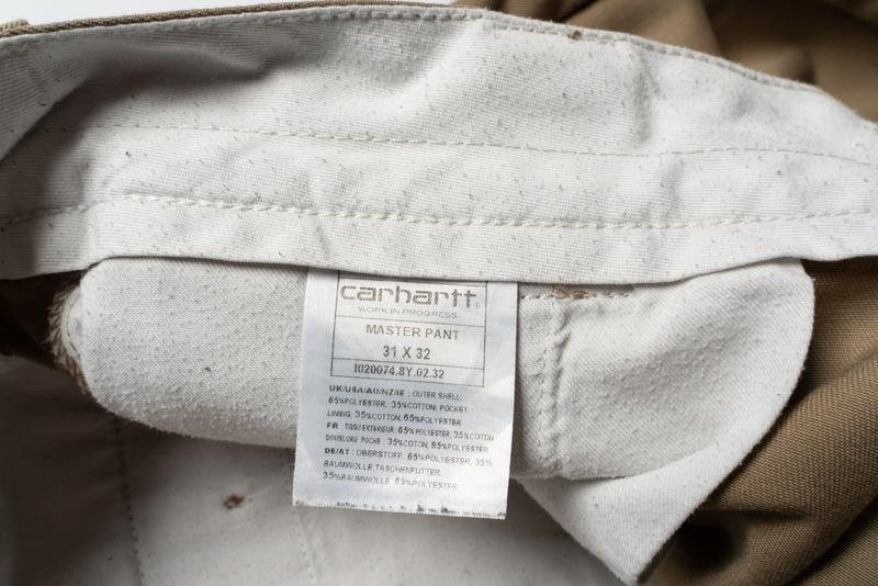 Men Carhartt WIP Trousers Beige 31 / M / 44