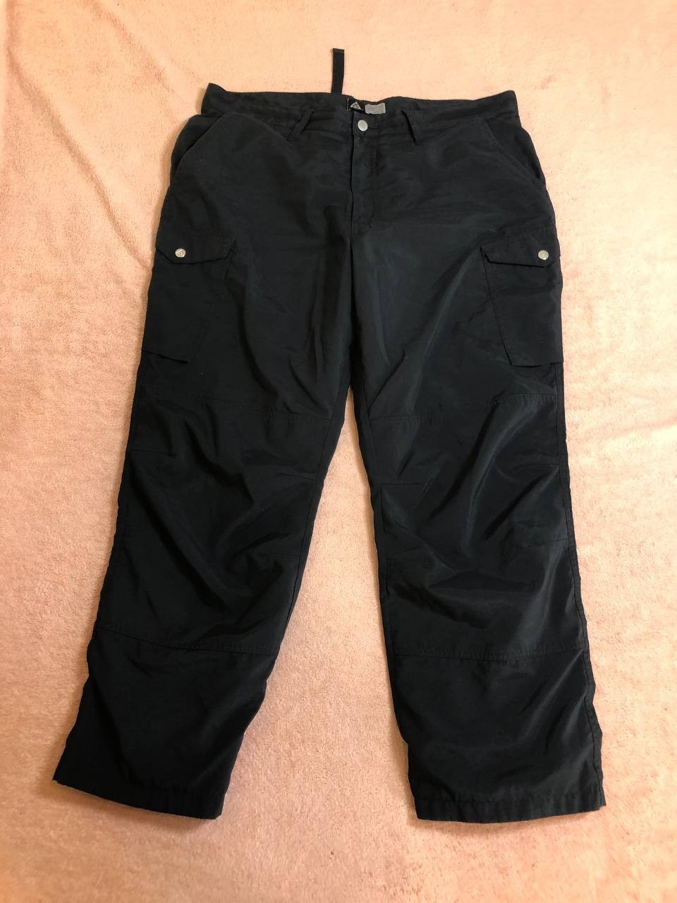 Nike ACG Multipocket Cargo Nylon Track Pants Men Size XL Black