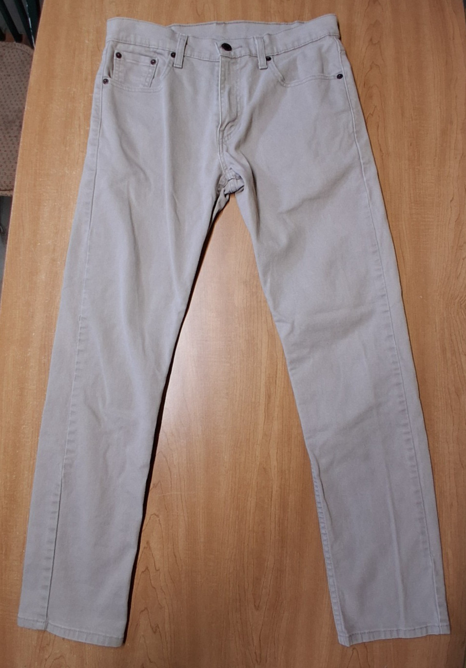 Levi’s 502 Tan Denim Medium Wash Taper Fit Jeans Size Mens 30X32 PC9-29507-0009
