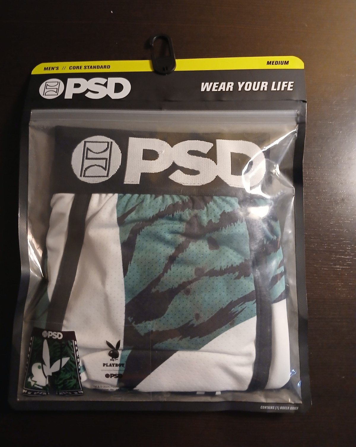 PSD x Playboy Core Standard Boxer Briefs Men’s M Multicolor Microfiber Stretch