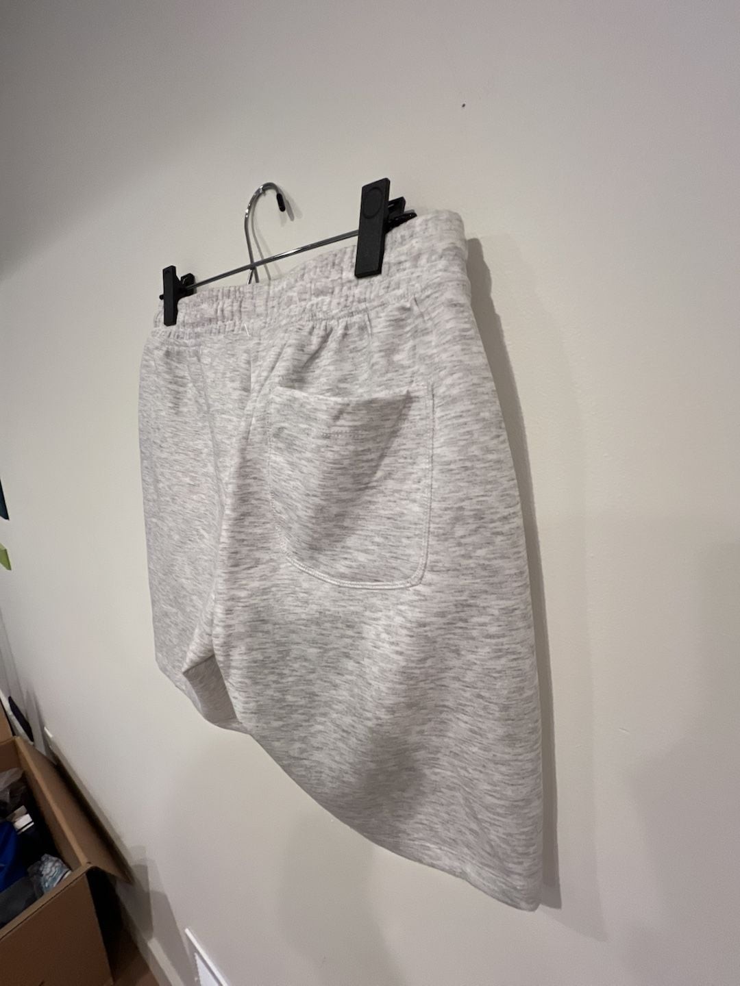 Kenneth Cole Active The Climate Collection Heather Grey Drawstring Sweat Shorts