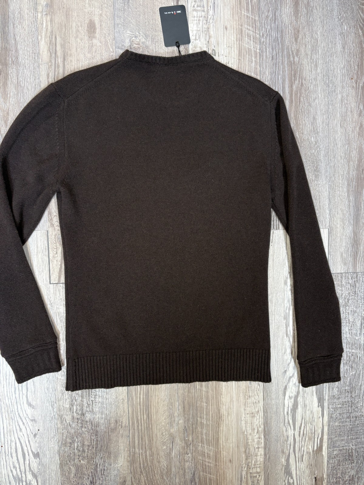 NWT Kiton 100% Cashmere Sweater Size M bs77