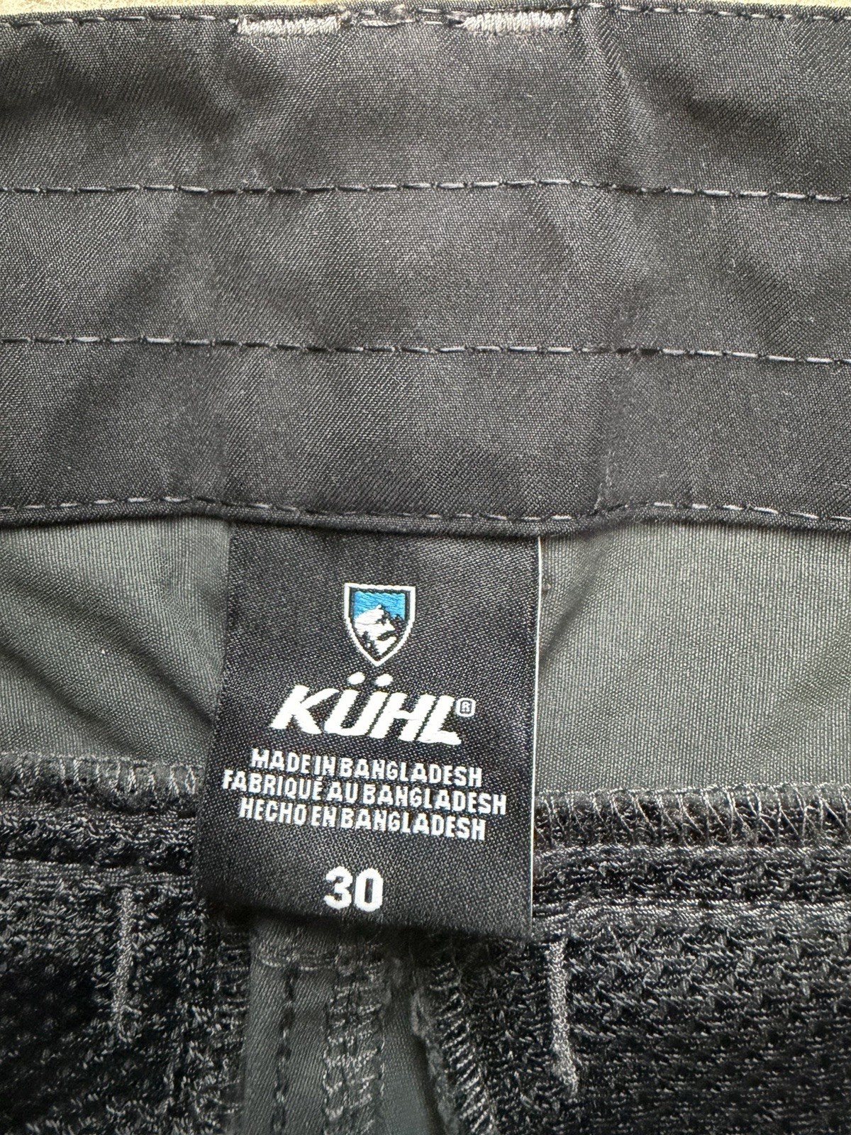 KUHL Mens 30 Lightweight Nylon Stretch Performance Work Wear Shorts Perfect Mint