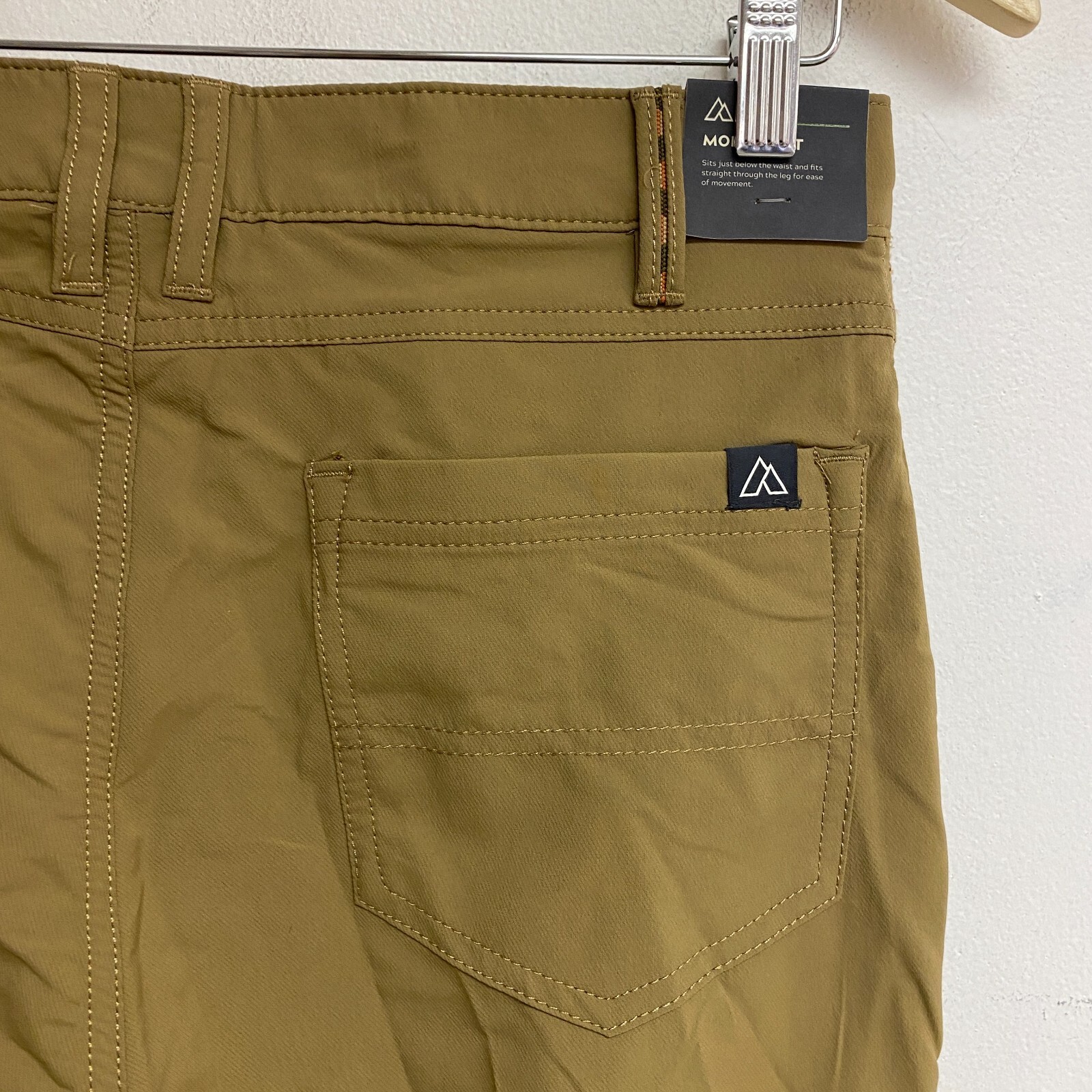 Alpine Design Men’s M AD Straight Trailhead Tech Pant Ermine Brown ADM20900 New!