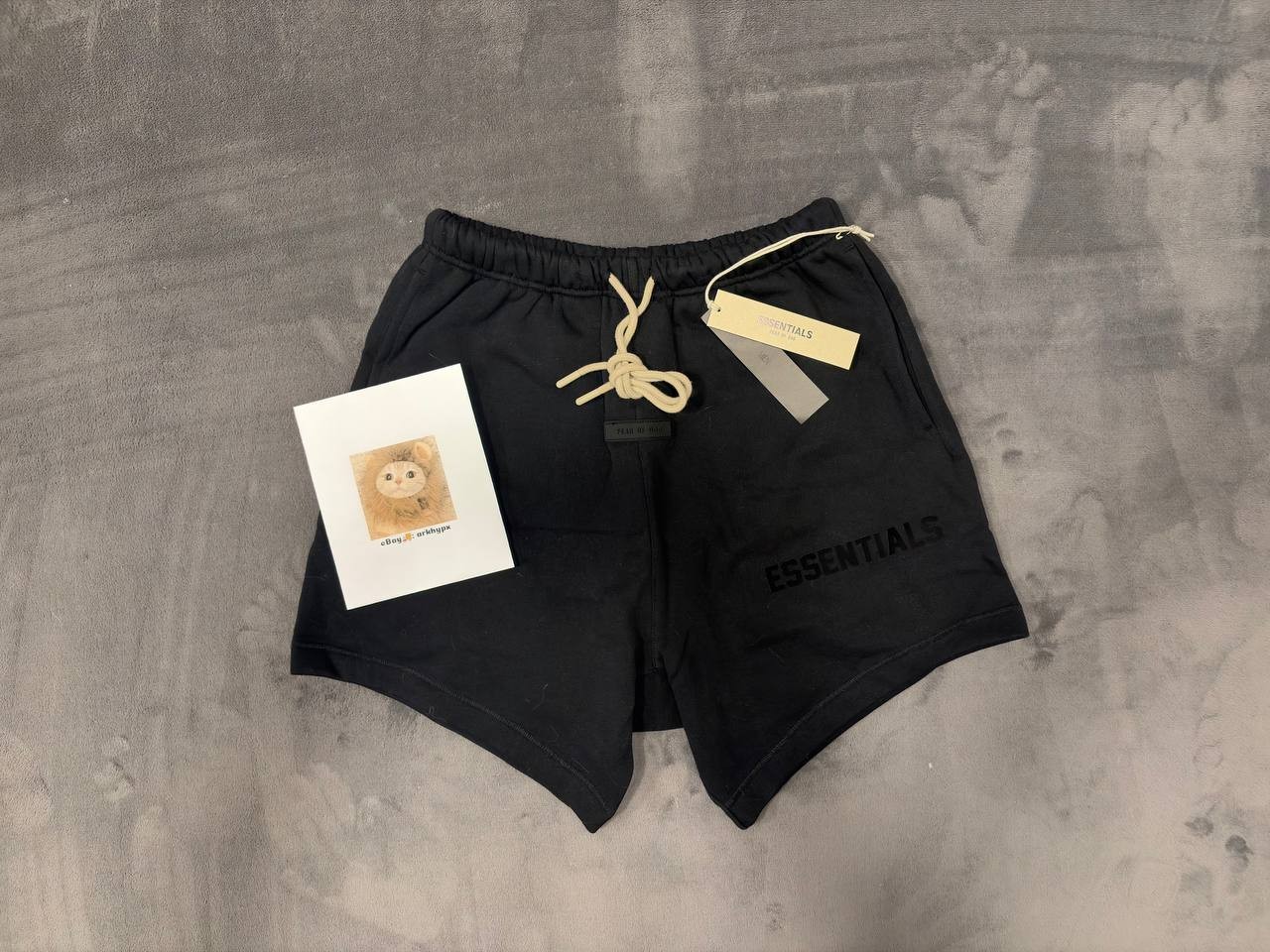 Fear Of God Essentials Shorts Jet Black – NEW WITH TAGS (XS-XL)