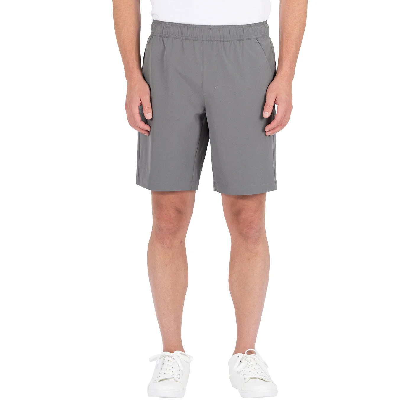 Gerry Men’s Trail Shorts 9 in Pull-On 4-Way Stretch Zip Pockets S-3XL