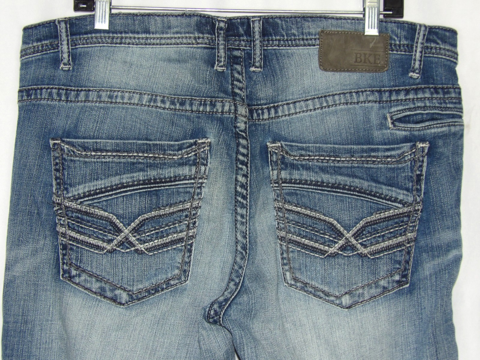 Buckle BKE Medium Wash Stretch RYAN Straight Leg Denim Jeans Men’s 36 X 34
