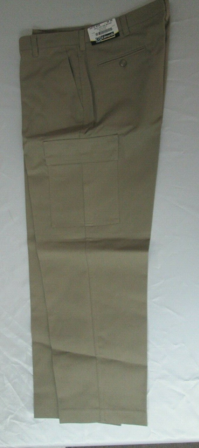 Men Pants cargo blue black khaki 30 32 34 36 38 40 42 44 46 54 56 Edwards 2575