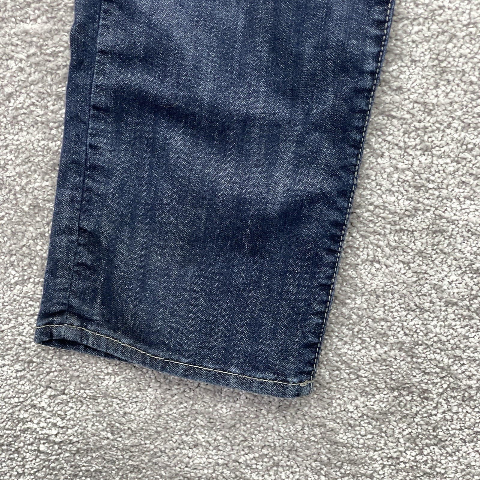 Mavi Zach Jeans Men 34×30 Easy Straight Leg Dark Wash Denim Stretch ACTUAL 33×30