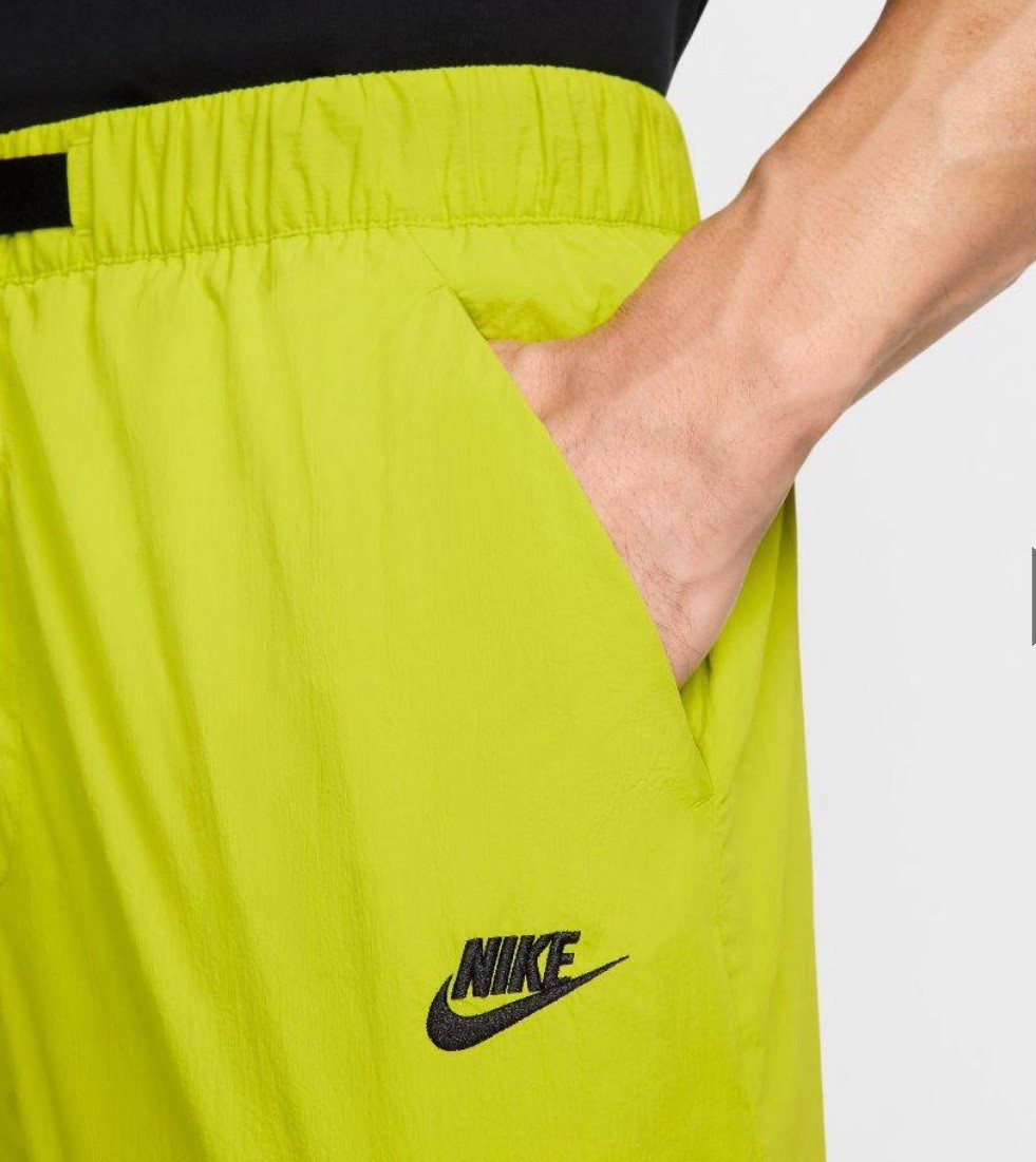 Men’s Nike Tech Pack Woven Cargo Pants Bright Cactus Green FZ0756-357 Size XL
