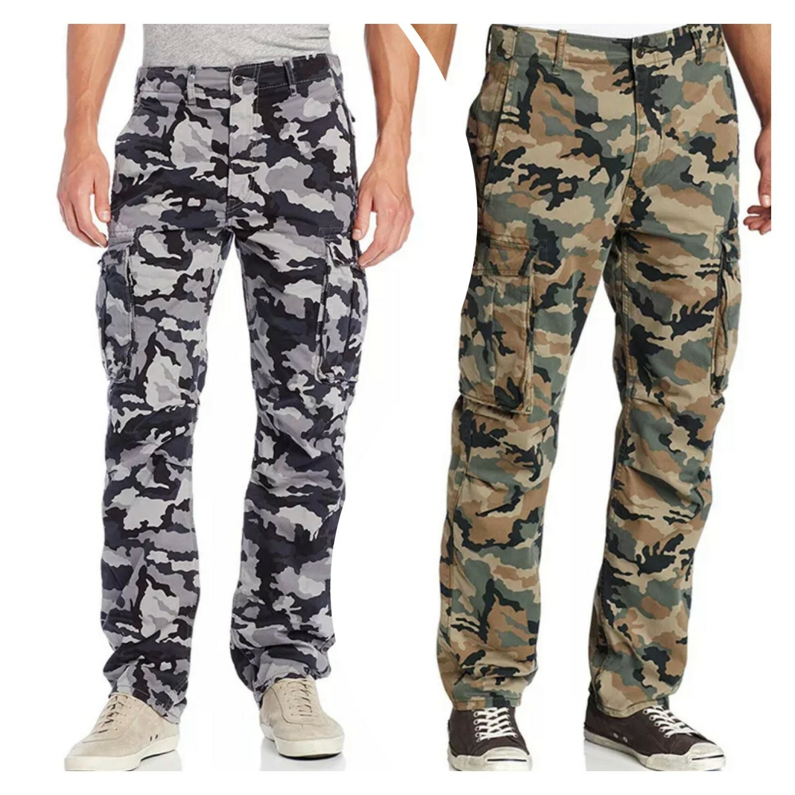 Levis Men’s Relaxed Fit Camouflage Cargo Pants All sizes
