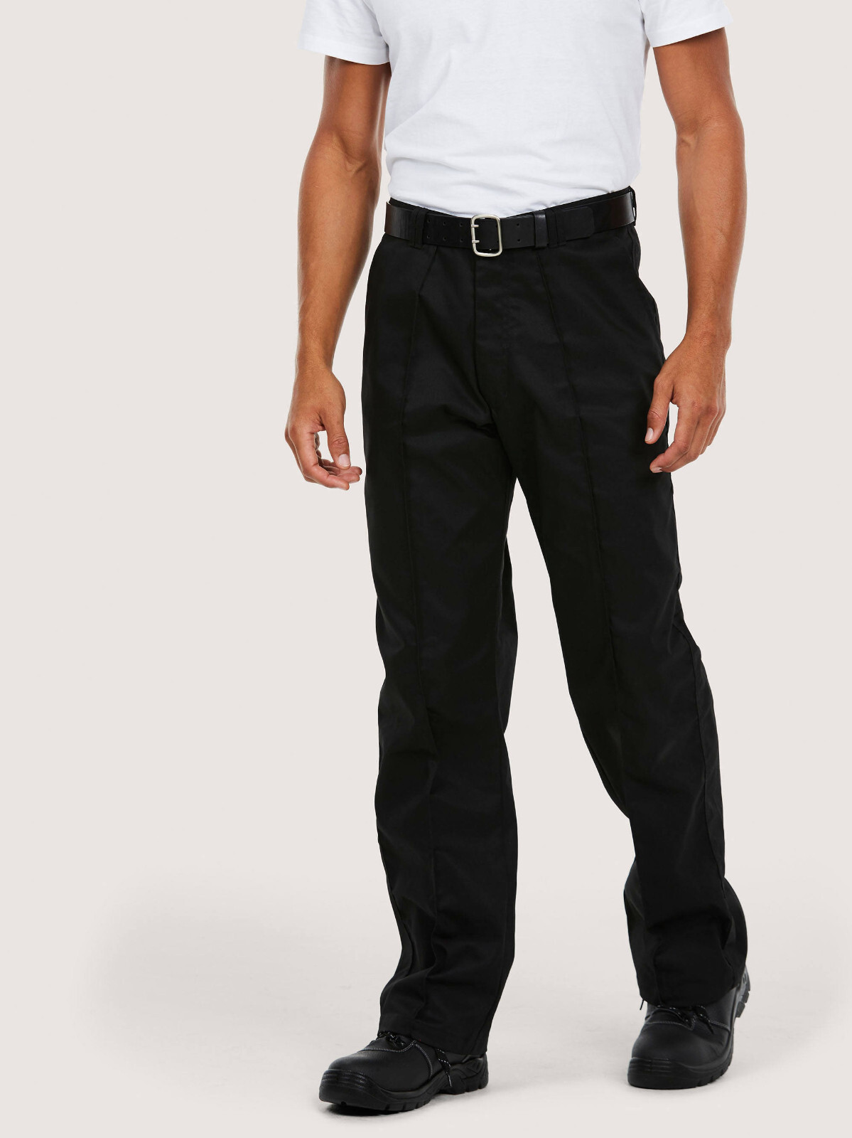 Mens Classic Work Trousers Size 28 to 52 – BLACK or NAVY WORKWEAR CHINO PANTS