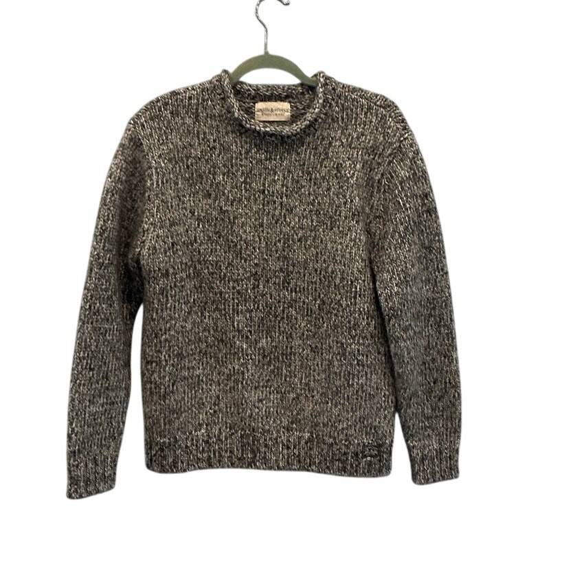 Ralph Lauren Denim & Supply Mens Roll Neck Chunky Knit Sweater M Wool Fisherman