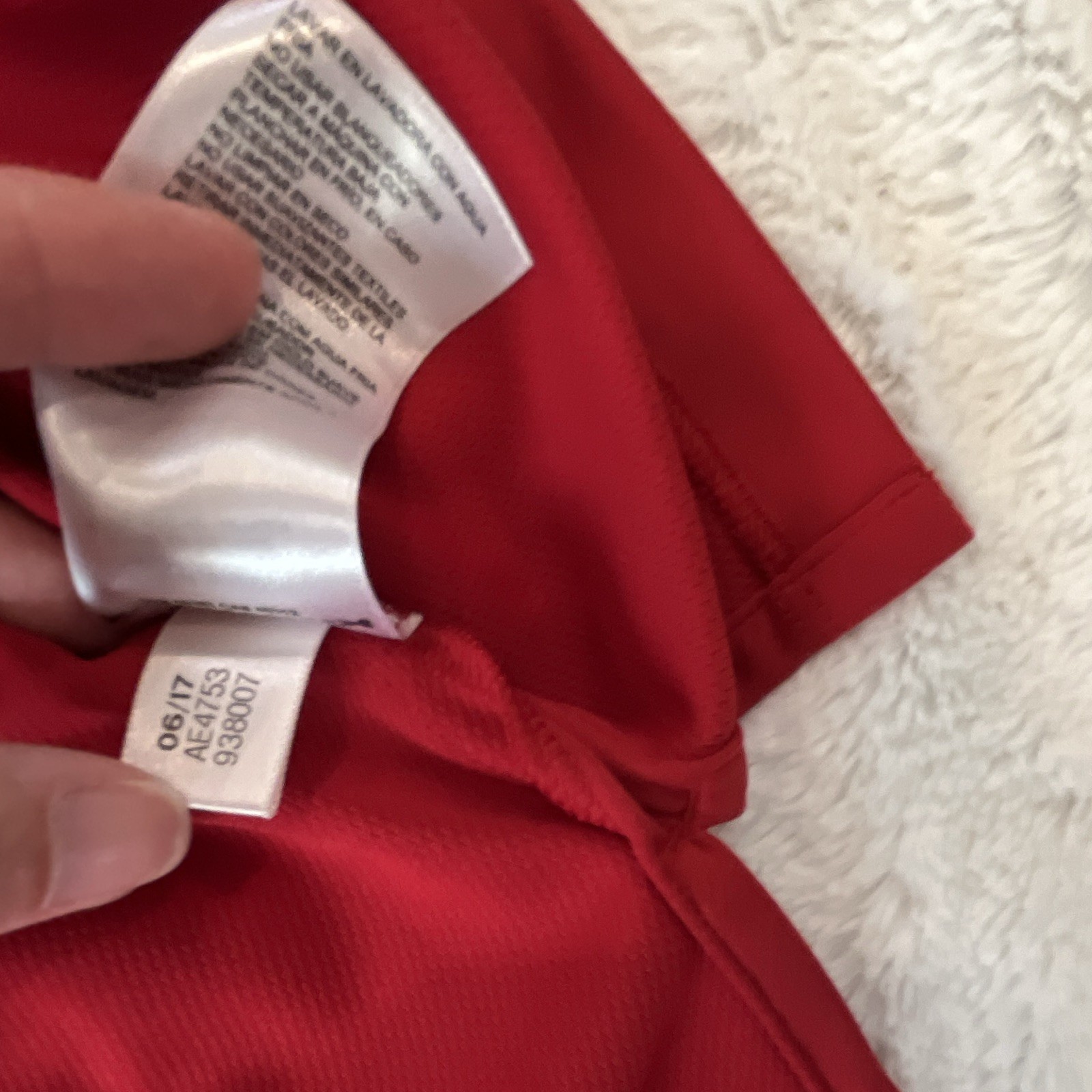 Adidas Golf Men’s 2XL Red Polo Shirt Polyester Lightweight Collared Logo