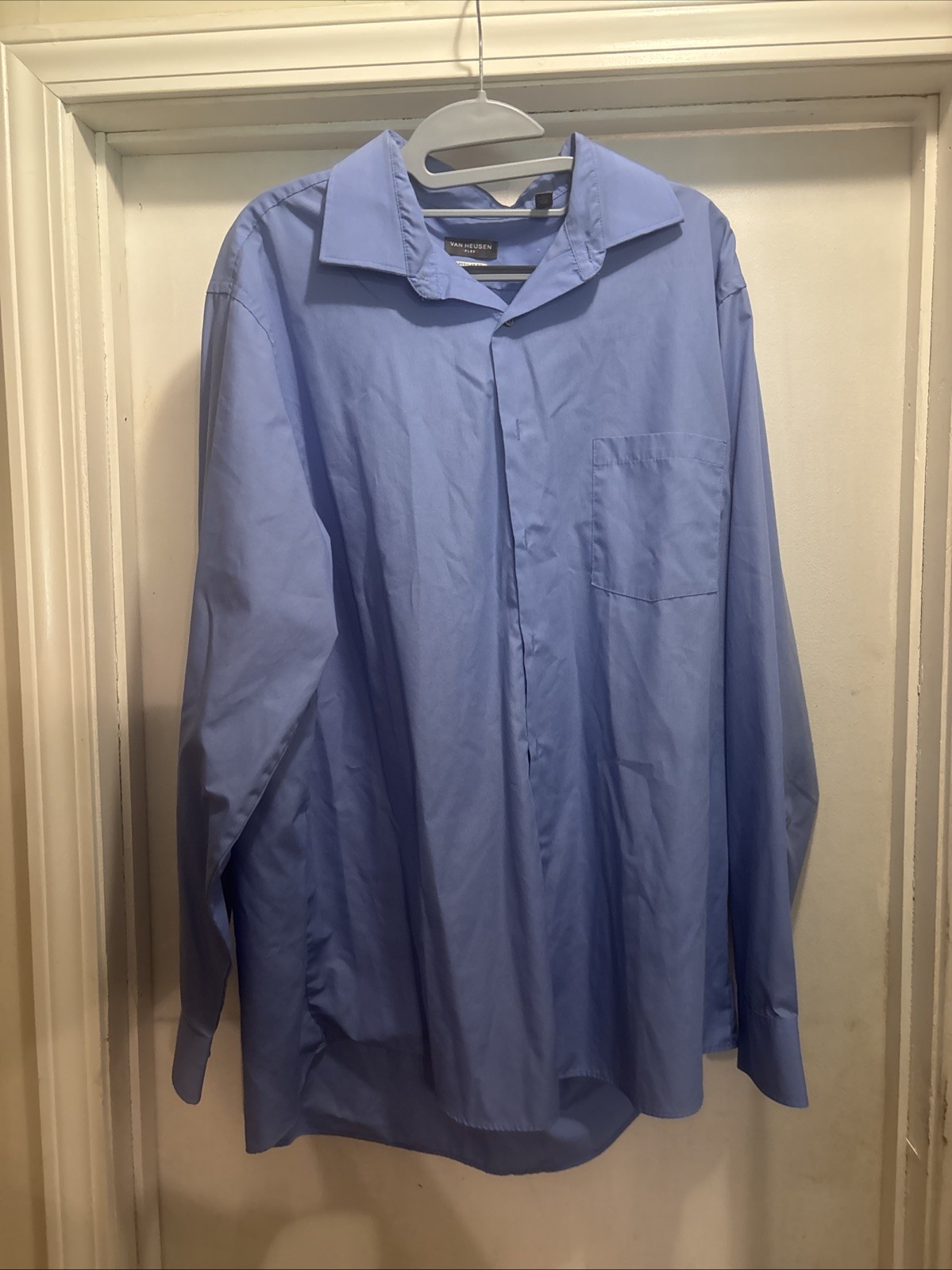 Van Heusen Blue Dress Shirt 17-34/35