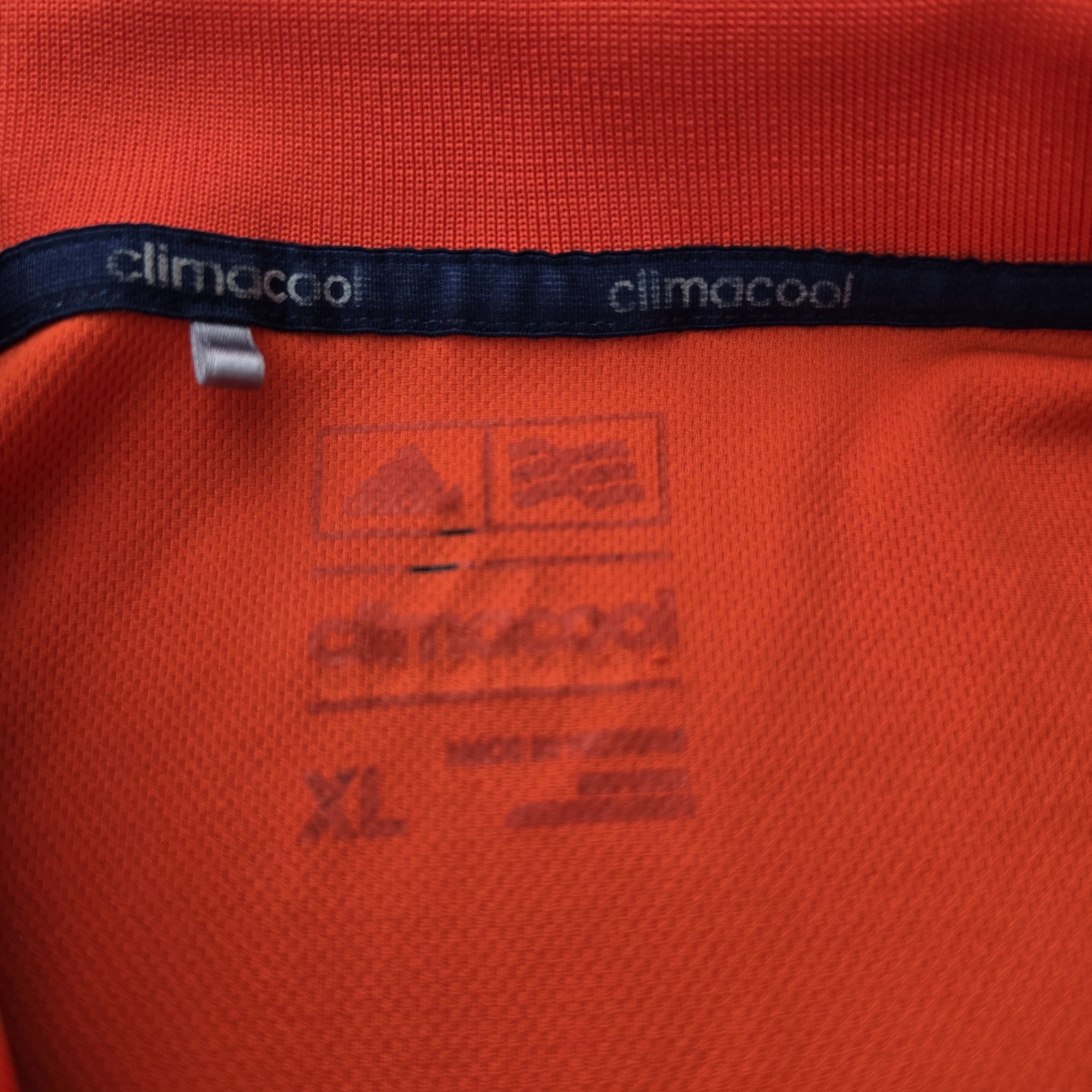 Adidas Golf Climacool Orange Polo Men’s XL Extra Large