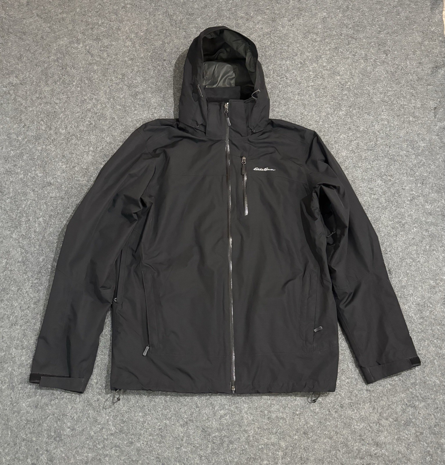 Eddie Bauer Jacket Men’s Large Tall Weatheredge Rain Parka Mid Length