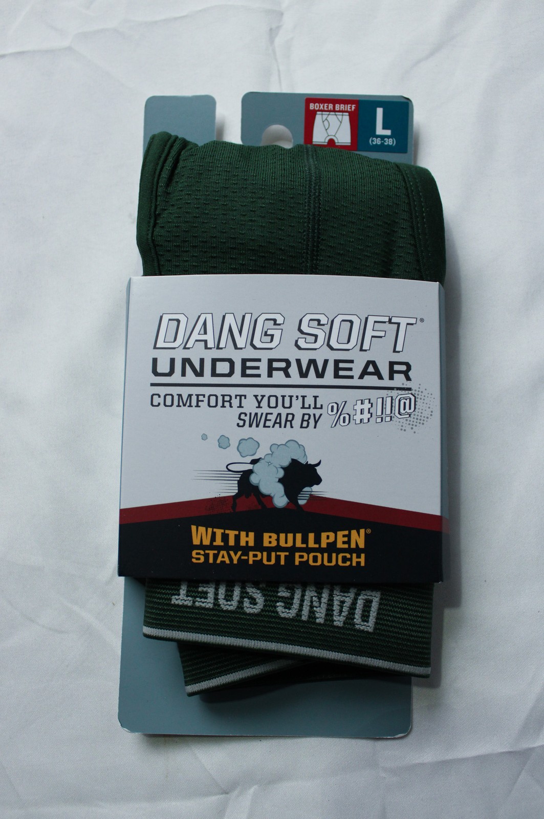 Duluth Men’s Dang Soft Bullpen Modal Boxer Brief Underwear ZG3 Large Green NWT