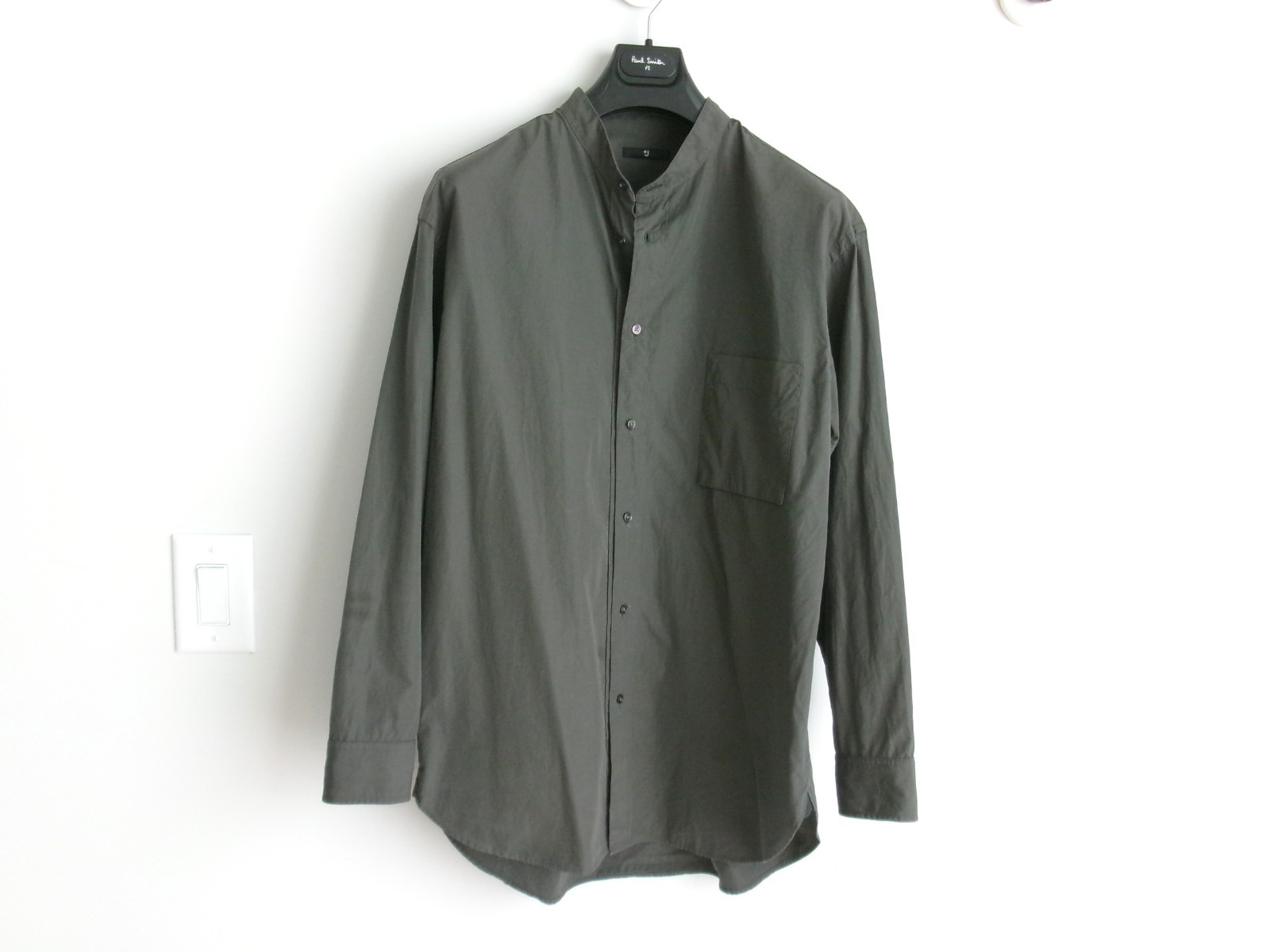 UNIQLO+JILL SANDER COLLABORATION MEN’S SHIRT GREEN Sz-L