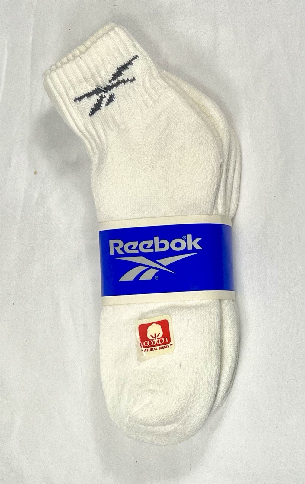 Vintage 1993 Reebok Men’s Socks Size 7-13 NOS Three Pack
