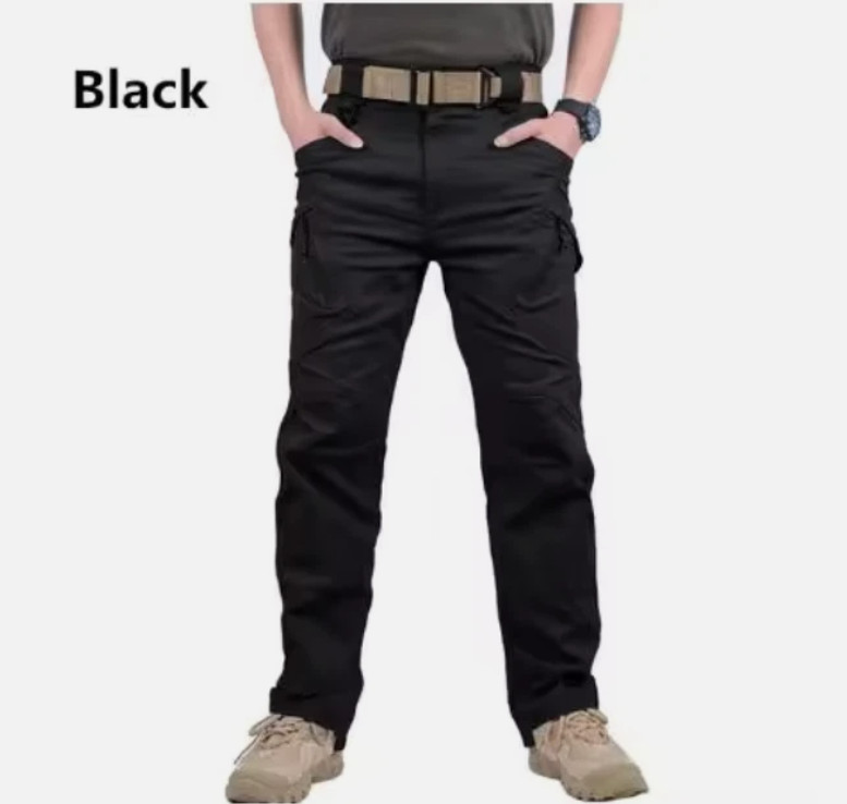 Men’s Work Cargo Pants Tactical Combat Pants Outdoor Hiking Waterproof Trousers